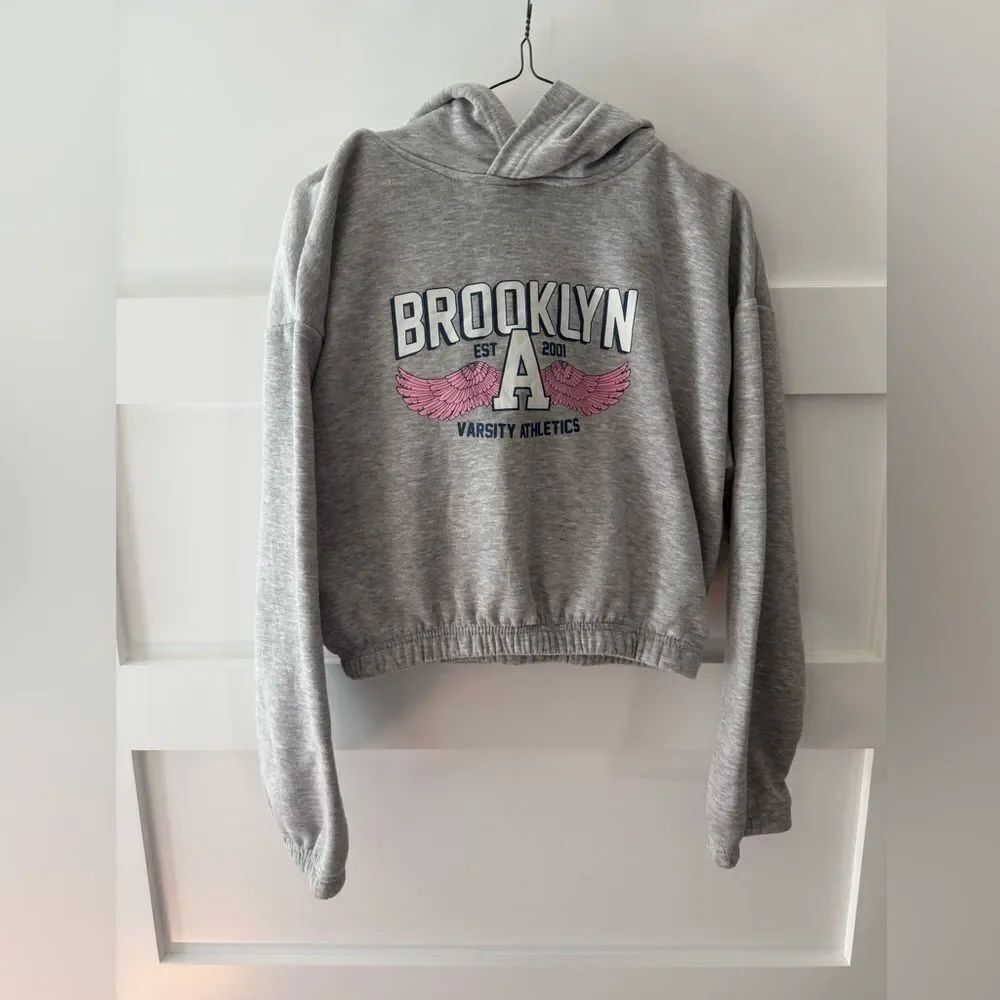 Refuge Gray Brooklyn Varsity Hoodie